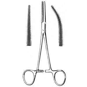  Kleszczyki Crile zagięte 16 cm