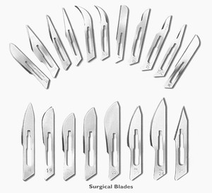 Ostrza chirurgiczne j.u. Ribbel nr 22 `a 100szt