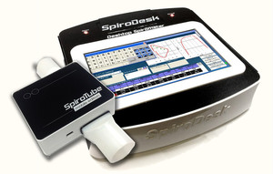 Spirometr SpiroDesk Cardio-Pulmonary Diagnostic Station + Thoriax PC Software - Wireless Edition (Bluetooth) nr. TSP30_SPD_BT